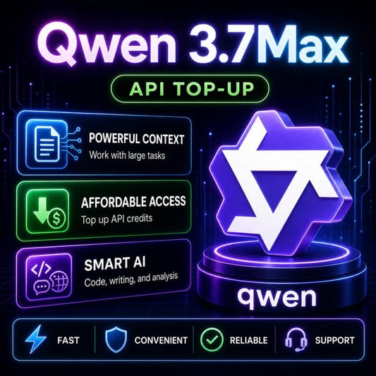 Qwen 3.7 Max API $5 | Пробный доступ | Китайский AI | lizh.ai image 1