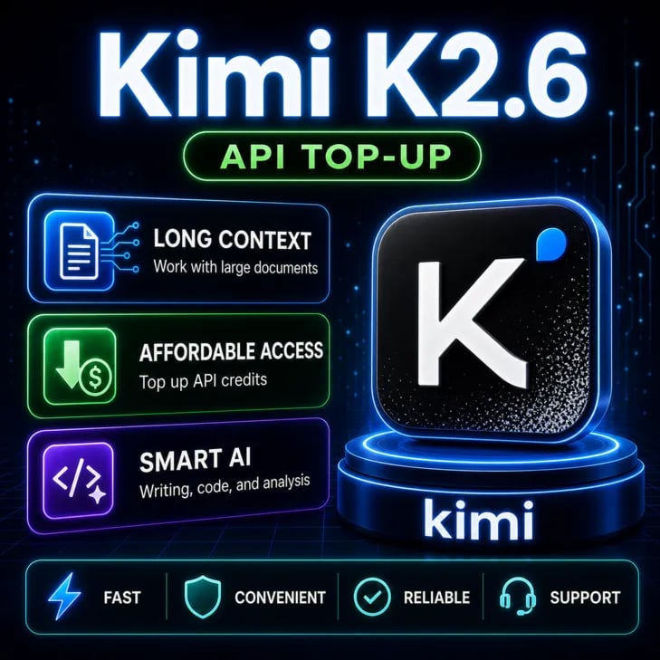 Kimi K2.6 API ключ $10 | OpenClaw Hermes | Сверхдлинный контекст | lizh.ai image 2